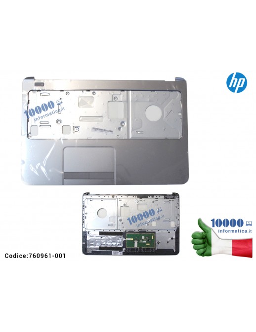 Top Case Upper Palmrest Cover Superiore HP (SILVER) 15-G 15-R 250 G3 255 G3 [Touchpad INCLUSO] AP14D000360 AP15M000100