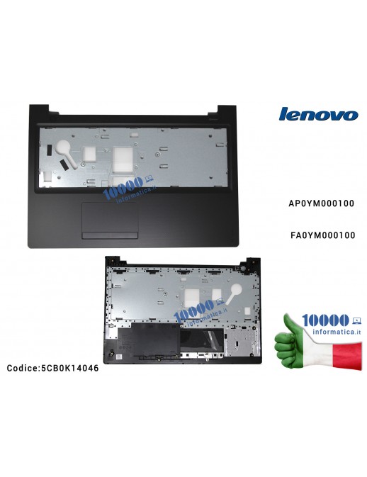 Top Case Upper Palmrest Cover Superiore LENOVO IdeaPad 300-15 [NERO] 300-15ISK 300-15IBR AP0YM000100 FA0YM000100