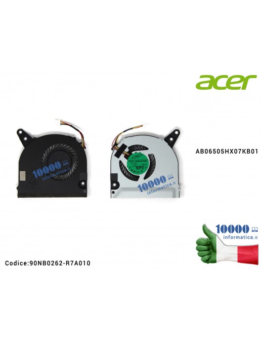 Ventola di Raffreddamento Fan CPU ACER Aspire M5-581G M5-581T M5-581TG AB06505HX07KB01