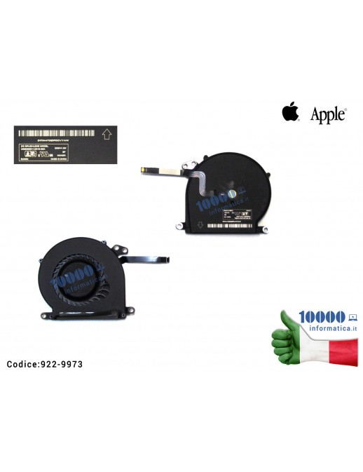 Ventola di Raffreddamento Fan CPU APPLE MacBook Air A1370 A1465 11'' (Mid 2011) MG50050V1-CO1C-S9A