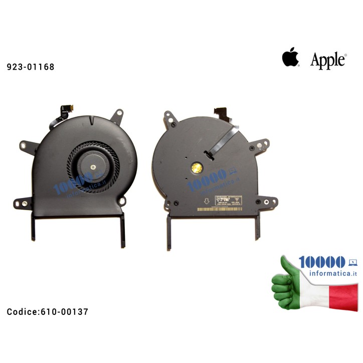 Ventola di Raffreddamento Fan CPU APPLE MacBook Pro A1708 13'' (Late 2016 - Mid 2017) 923-01168