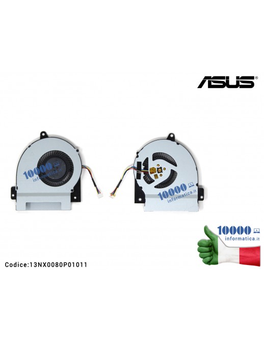 Ventola di Raffreddamento Fan CPU ASUS Asus ASUSPRO P2520L P2520LA P452L P452LA P452LJ P452SA P452SJ P552L P552LJ P552S P552SA P