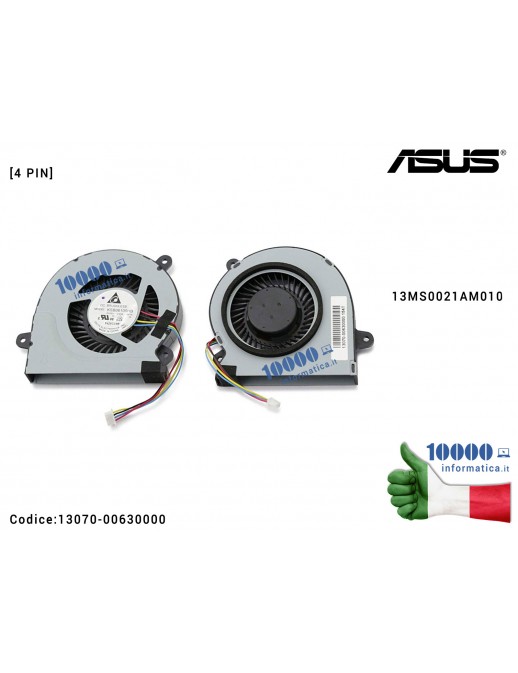 Ventola di Raffreddamento Fan CPU ASUS Mini PC VivoPC VC60 VC60V 13MS0021AM0101