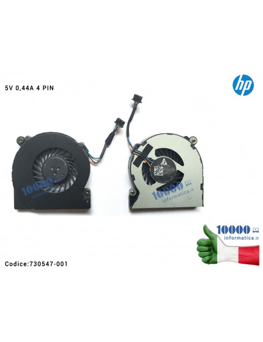 Ventola di Raffreddamento Fan CPU HP EliteBook 720 G1 820 G1 820 G2 KSB0405HB-CM46 6033B0033301