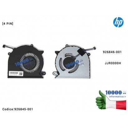 926845-001 Ventola Fan CPU HP Pavilion 15-CD 15-CD000 TPN-Q193 926846-001 JJR0000H