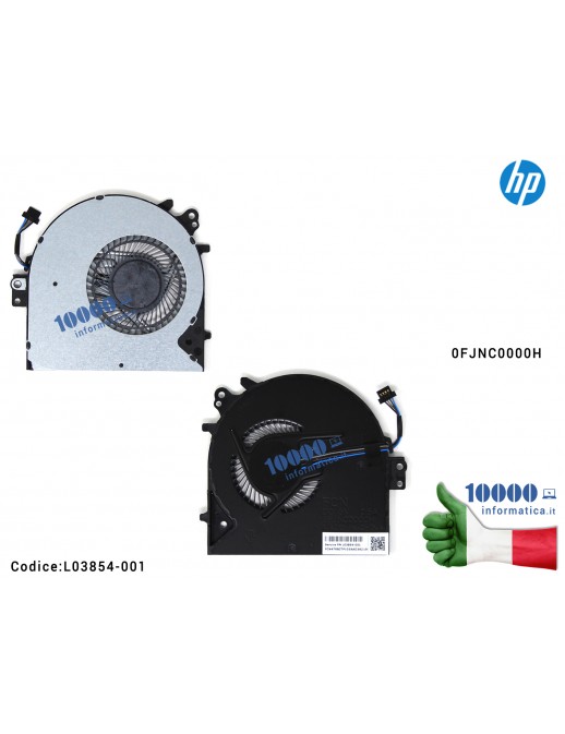 Ventola di Raffreddamento Fan CPU HP ProBook 450 G5 450 455 470 G5 0FJNC0000H