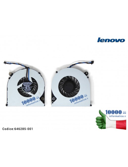 Ventola di Raffreddamento Fan CPU HP ProBook 4530S 4535S 4730S 6460B 8460P 8470W 6033B0024002 DFS531205MC0T MF60120V1-C460-S9A A