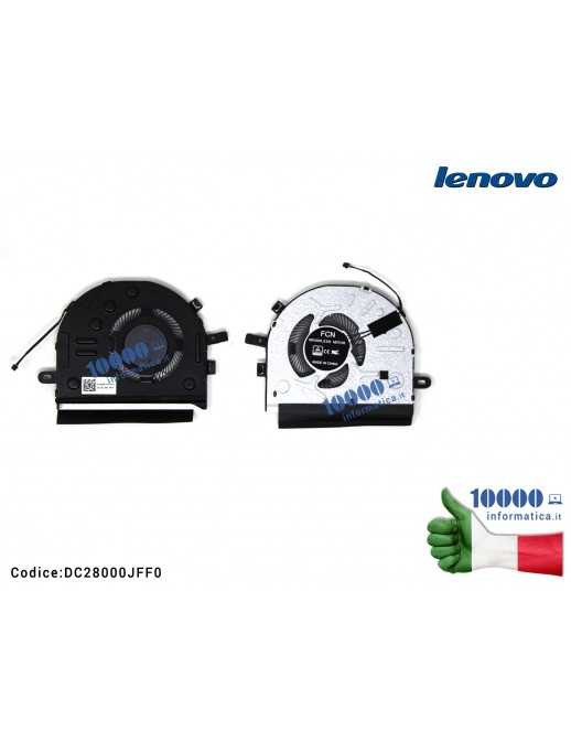 Ventola di Raffreddamento Fan CPU LENOVO IdeaPad 320S 320S-14IKB Yoga 520-14ISK 520-14AST 520-14IKB 320S-15IKB DC28000KFF0FK9R D