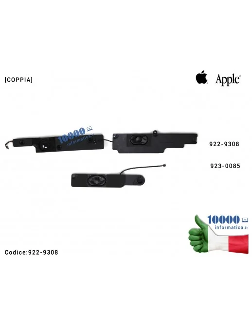 922-9308 Altoparlanti Speaker APPLE MacBook Pro 15'' A1286 (2011-2012) MC721 MC723 MD103 MD104 [COPPIA] 922-9308 923-0085