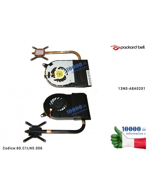 Ventola Fan + Dissipatore Heatsink ACER EasyNote LE11BZ LE69KB 13N0-A8A0201