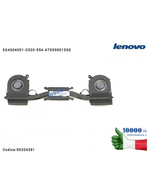 Ventola Fan con Dissipatore Heatsink LENOVO UltraBook Yoga 2 Pro 13 EG45040S1-C020-S9A AT0S9001SS0