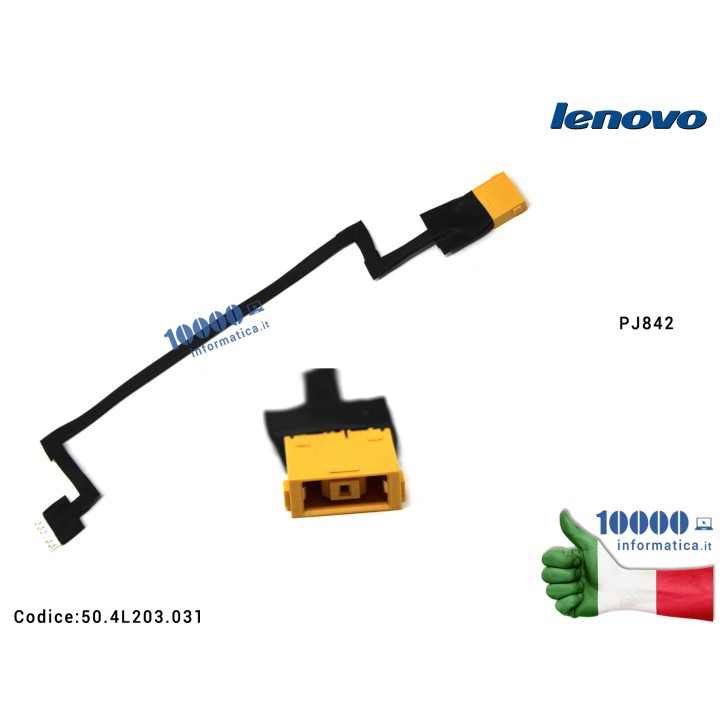 Connettore di Alimentazione DC Power Jack LENOVO PJ741 IdeaPad S510P Connettore DC Power Jack PJ842 LENOVO IdeaPad S510P S510P-59385901 S510P-59385906 S510P-5938 50.4L203.031