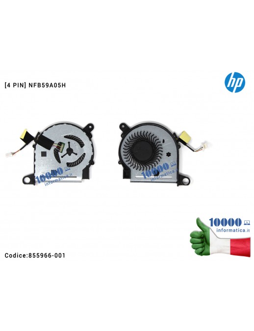 Ventola Fan CPU HP Pavilion X360 13-U X360 M3-U 855966-001 NFB59A05H