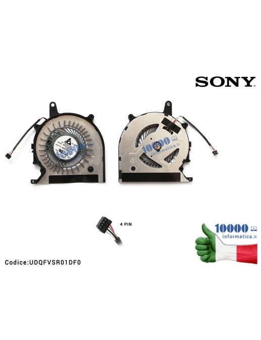 Ventola Fan CPU SONY Vaio SVP132 SVP132A SVP13 SVP1321 SPV13A ND55C02-14J10 4MMS8FAV010