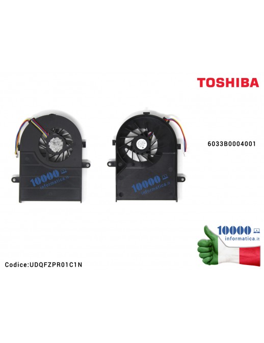 Ventola Fan CPU TOSHIBA Satellite A100 UDQFZPR01C1N 6033B0004001