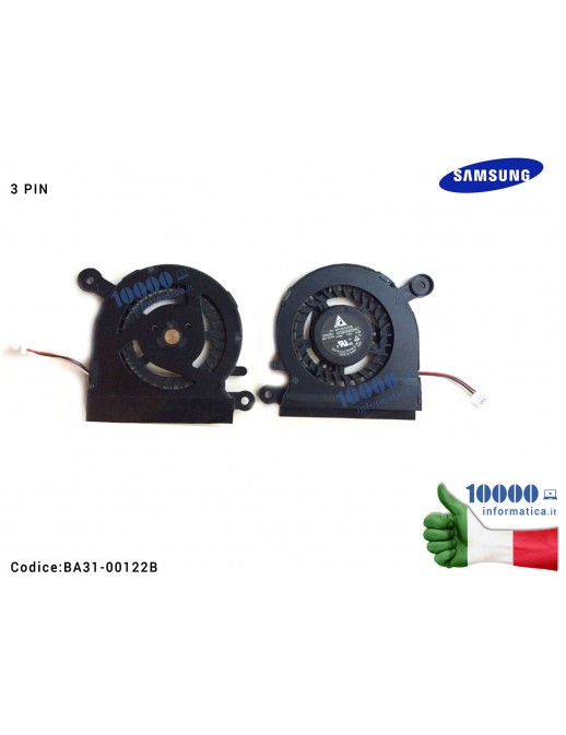 Ventola Fan SAMSUNG NP900 NP930S3G NP900X3C 900X3D 900X3E 900X3F NP915S3G NP905S3G NP910S3G [3 PIN] DFS150005000T KDB0505HC