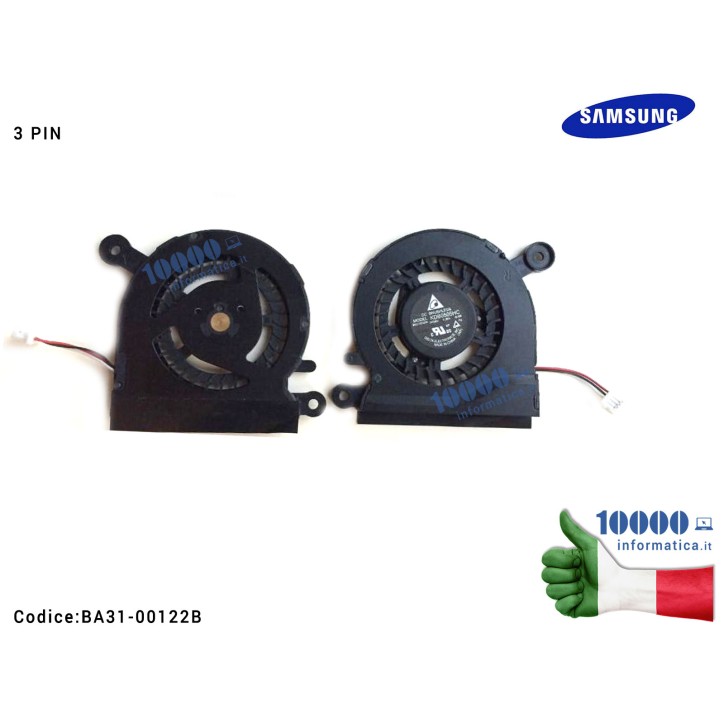 Ventola Fan SAMSUNG NP900 NP930S3G NP900X3C 900X3D 900X3E 900X3F NP915S3G NP905S3G NP910S3G [3 PIN] DFS150005000T KDB0505HC