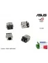 12033-00034000 Connettore DC Power Jack PJ1067 ASUS ROG Strix SCAR GL503V GL503VS GL702ZC 12033-00033600 12033-00034000