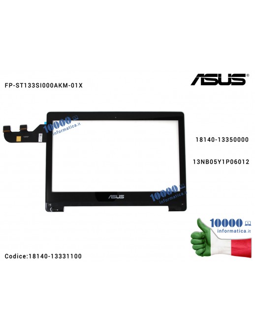Vetro Touch Screen ASUS Transformer Book Flip TP300 TP300LA TP300LD TP300UA ZenBook UX303LA UX303LN UX303LB UX303UA UX303UB 13,3