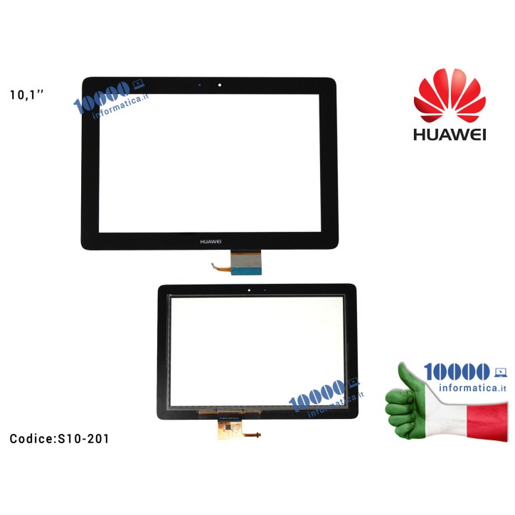 Vetro Touch Screen HUAWEI S10-201 [NERO] 10.1' MCF-100-0676 V2.0