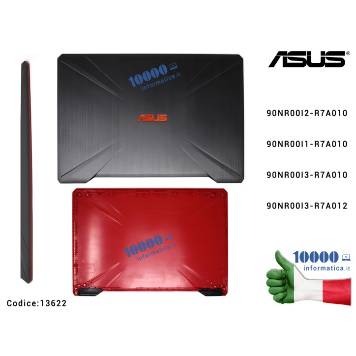 Cover LCD [compatibile] ASUS TUF Gaming FX504 (BLACK MATTER) FX504G FX504GD FX504GE FX504GM TUF504GD TUF504GE TUF504GM TUF554GE 