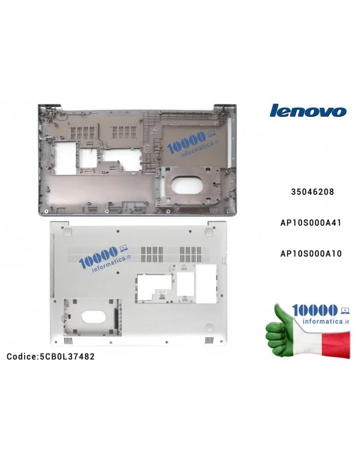 5CB0L37482 Bottom Case Scocca Inferiore [BIANCO] LENOVO IdeaPad 310-15 510-15 510-15IKB 510-15ISK 310-15ISK 310-15ABR 3504620...