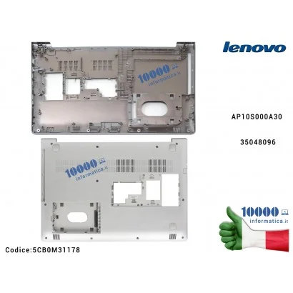 5CB0M31178 Bottom Case Scocca Inferiore LENOVO IdeaPad 310-15 510-15 510-15IKB 510-15ISK 310-15ISK 310-15ABR [SILVER] AP10S00...