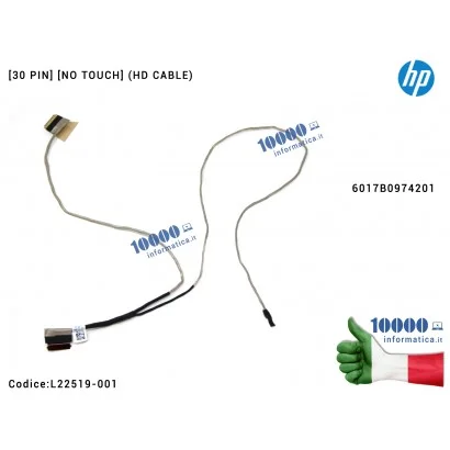 L22519-001 Cavo Flat LCD HP 17-BY 17-CA [30 PIN] [NO TOUCH] (HD CABLE) 6017B0974201 L22519-001