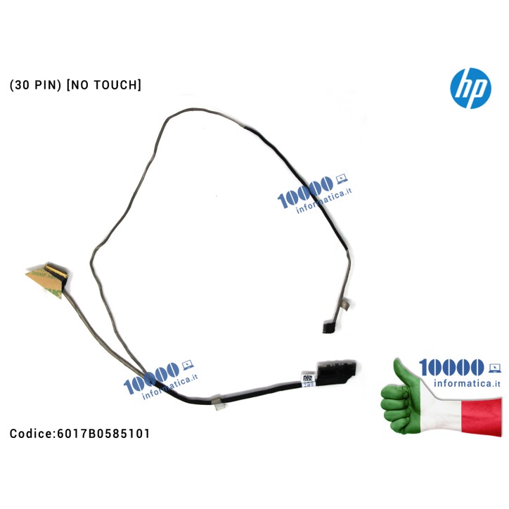 Cavo Flat LCD HP EliteBook 850 G3 755 G3 ZBook 15u G3 [30 PIN] [NO TOUCH] 6017B0585101 PS1515 DISP LCM CABLE 841407-001