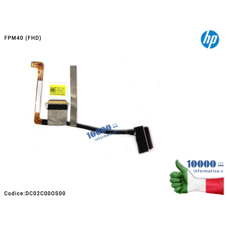 Cavo Flat LCD HP EliteBook X360 1040 G7 FPM40 (FHD) DC02C00OS00