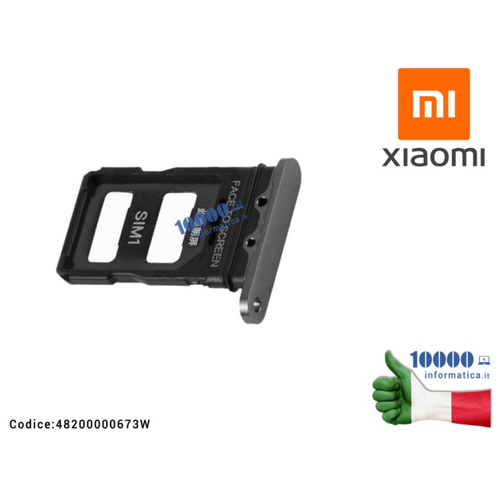 Carrello SIM Tray XIAOMI Mi 11 (M2011K2C) (M2011K2G) [Tarnish] 48200000673W