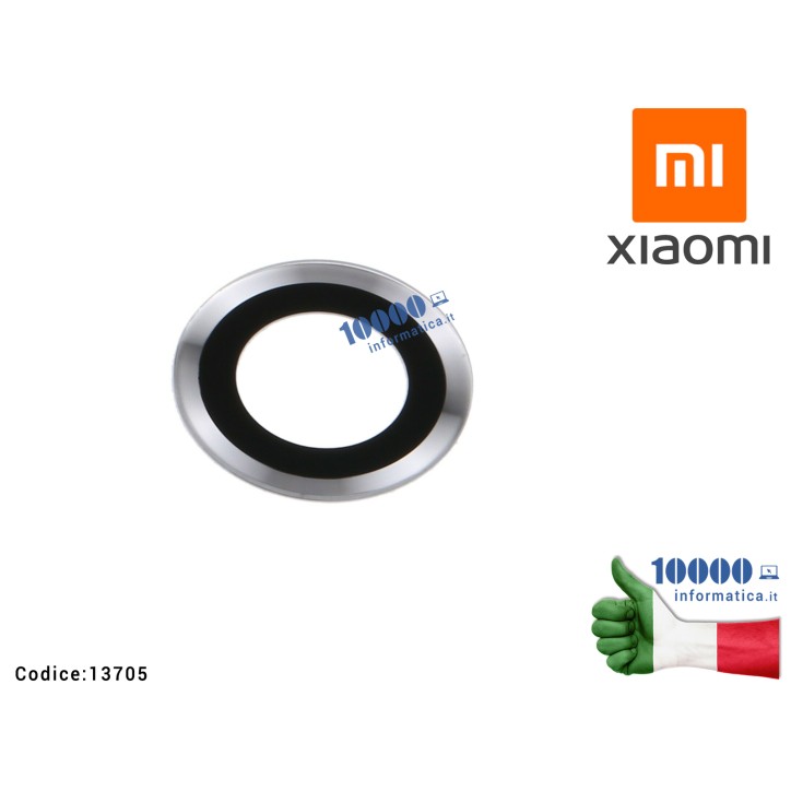 Vetro Fotocamera Posteriore XIAOMI Mi 11 (M2011K2C) (M2011K2G) Back Camera Lens Vetro + Adesivo