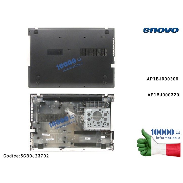Bottom Case Scocca Inferiore LENOVO IdeaPad 500-15ISK (80NT) Z51-70 500-15ACZ Lower Case AP1BJ000300 AP1BJ000320 5CB0J23702