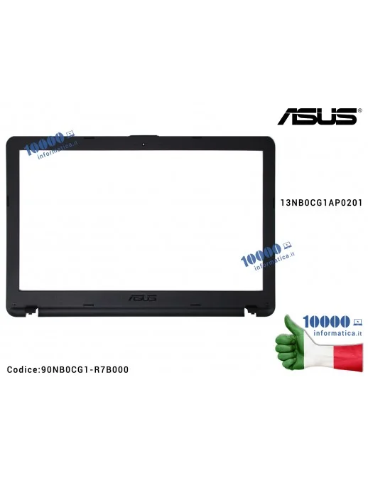 90NB0CG1-R7B000 Cornice Display Bezel LCD ASUS VivoBook X540 X543 X540L X540LJ X540LA X540S X540SC X543U X543UA X540SA X541 F...