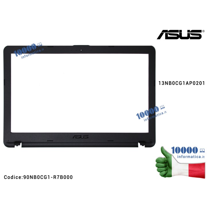 Cornice Display Bezel LCD ASUS VivoBook X540 X543 X540L X540LJ X540LA X540S X540SC X543U X543UA X540SA X541 F541 X541N X541NA F541N X541NC X541S X541SA X541SC X541U X541UA X541UJ X541UV P541UA 13NB0CG1AP0201 90NB0B31-R7B010