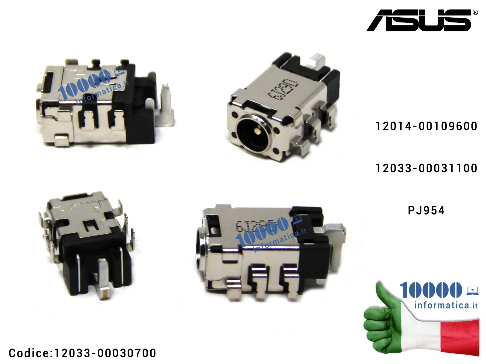 12033-00030700 Connettore DC Power Jack PJ954 ASUS VivoBook X540 X540SA X540L Connettore DC Power Jack PJ954 ASUS VivoBook X5... 12033-00030700 Connettore DC Power Jack PJ954 ASUS VivoBook X540 X540SA X540L Connettore DC Power Jack PJ954 ASUS VivoBook X5...