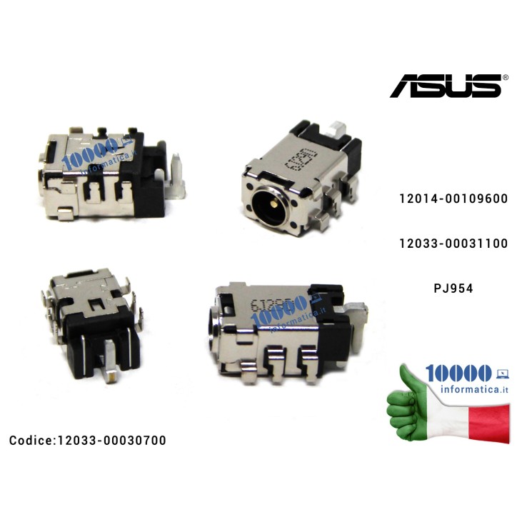 Connettore DC Power Jack PJ954 ASUS VivoBook X540 X540SA X540L Connettore DC Power Jack PJ954 ASUS VivoBook X540 X540S X540SA X540LA X540SC X540UA UX310 UX310U UX310UA UX310UAK UX310UQ A540L A540U A540UP A540Y [GOLD]