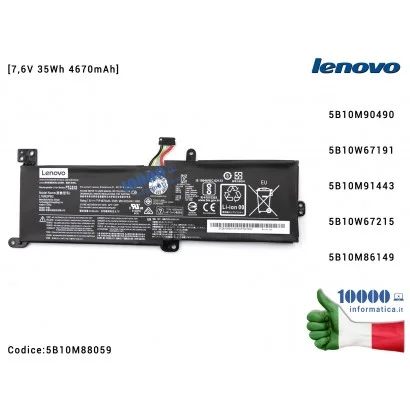 7,6V 4670mAh AST Batterie Original LENOVO Ideapad 320-14AST 320-14IKB 320-15ABR 