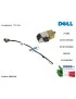 R6RKM Connettore DC Power Jack PJ890 [18 cm] DELL Inspiron 15-5565 15-5567 17-5765 17-5767 P66F [REV 1.0] DC30100YN00 BAL30 D...