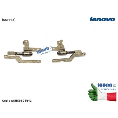 5H50S28942 Cerniere Hinges LENOVO IdeaPad 5-15IIL05 (81YK) 5-15ITL05 (82FG) 5-15ARE05 (81YQ) 5-15ALC05 [COPPIA] 5H50S28942 Ce...