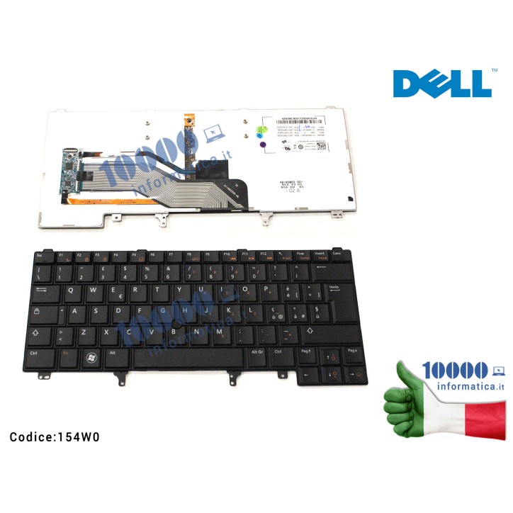 Tastiera Retroilluminata Italiana DELL Latitude E6420 E6330 E6430 E5430 E6320 E5420 0YPWGN CN-0YPWGN NSK-DV2BC NSK-DV0BV PK130FN