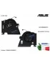 13NR02Z0P09011 Ventola Fan VGA ASUS ROG Zephyrus Duo 15 GX550 GX550L GX550LXS GX550LWS 6033B0088501 DFSCK22115181D 13NR02Z0P0...