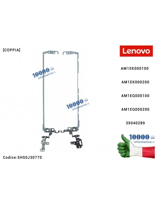 5H50J30770 Cerniere Hinges LENOVO IdeaPad 100-14 100-14IBY (80R7) (80MH) [COPPIA] AM1EK000100 AM1EK000200 5H50J30770 AM1EQ000...