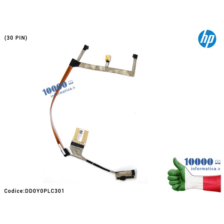 Cavo Flat LCD HP EliteBook x360 1030 G3 (30 PIN) DD0Y0PLC301