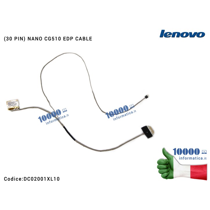 Cavo Flat LCD HP Pavilion 15-AX 15-BC 15-AX032TX 15-AX016TX 15-AX019TX 15-BC012 JHI3AJD6192 DD0G35LC011 G35LC011 856733-001