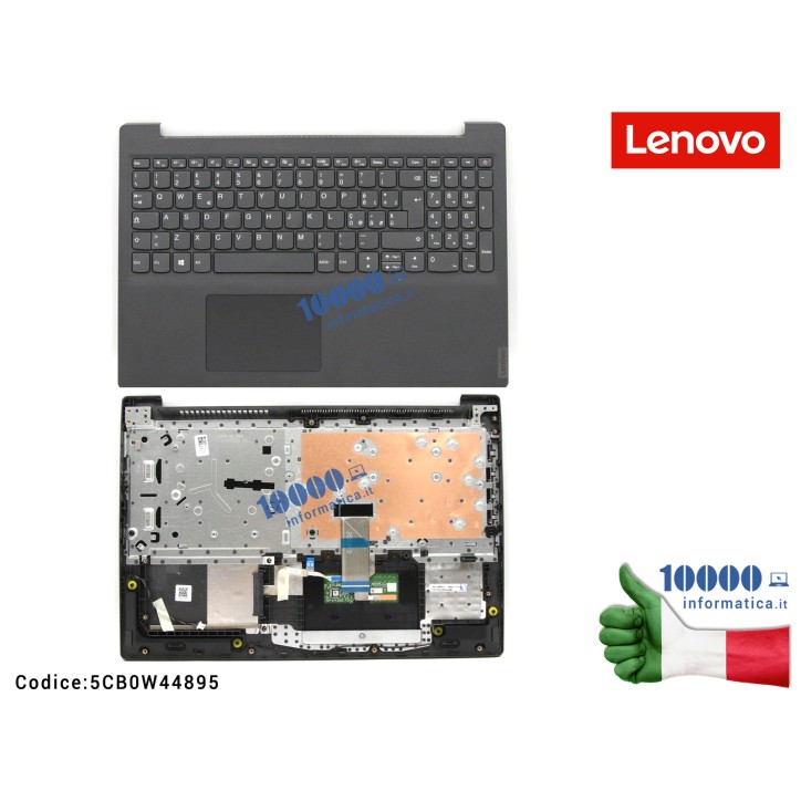 Tastiera Italiana LENOVO IdeaPad S145-15IIL S145-15IKB S145-15IWL V15-IIL V15-IKB V15-IWL [Iron Grey] 5CB0W44895 Completa di Top