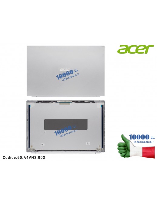 Cover LCD ACER Aspire A515-56 A515-56G A514-54 S40-53 A514-54G [SILVER] 60.A4VN2.003 60A4VN2003 LCD Cover Rear Back Housing