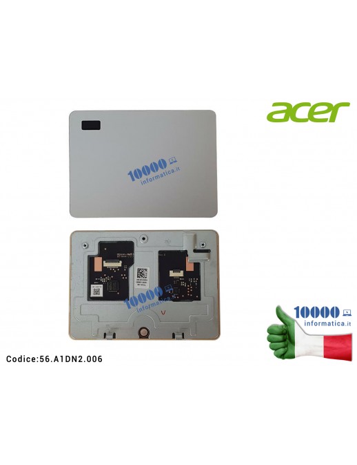 Touchpad ACER Aspire A515-56 A515-56G A515-56T [FINGERPRINT] 56.A1DN2.006 56A1DN2006 (Silver) Trackpad Touchpad Board
