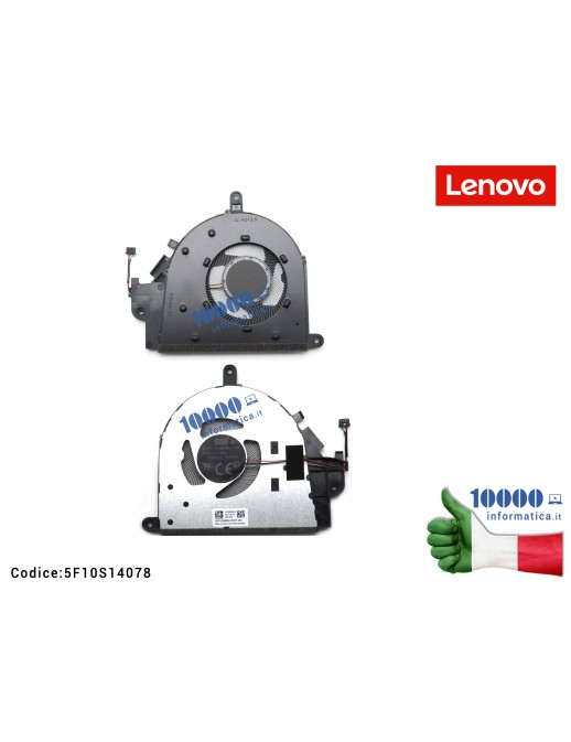 Ventola Fan CPU LENOVO IdeaPad Slim 3 15IAH8 (82XB) 15ITN9 (83L7) FRU5F10S14078 5F10S14078 5F10S14219 FRU5F10S14219 5F10S14077 FRU5F10S14077 DC28000K4V0