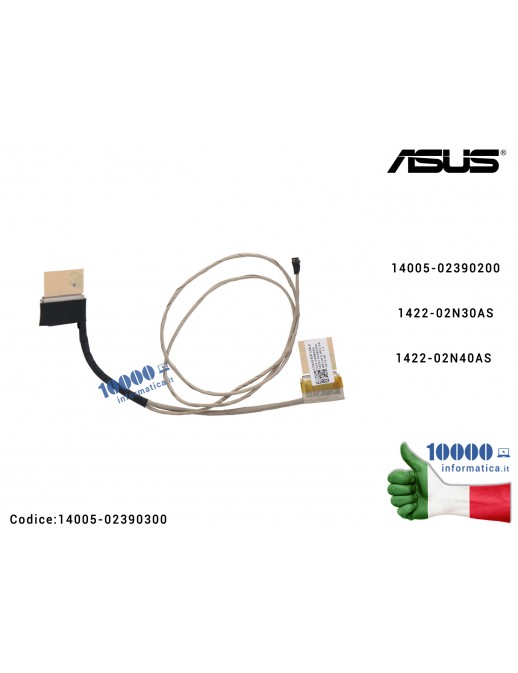Cavo Flat LCD ASUS VivoBook 17 X705 X705U 1422-02N30AS X705UF X705FD X705FN X705UD X705UQ X705UN 14005-02390300 M705UD M705UF M705UN M705UQ N705 N705FD N705FN N705UD 14005-02390300 14005-02390200 1422-02N30AS 1422-02N40AS